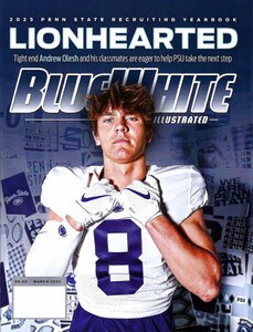 Blue White Illustrated March 2025 cover